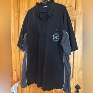 Men’s Button Down Short Sleeve Motorcycle Shirt